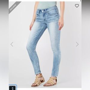 BKE Stella Mid-Rise Ankle Skinny Stretch Jean size 28